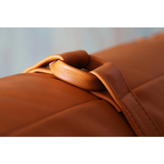 Percival Lafer Mp-91 Sofa: Jatoba Wood & Caramel Leather, Mid-Century Modern For Sale - Image 11 of 15