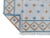 Casa Cosima Handmade Cotton Star and Gingham Rug For Sale - Image 4 of 11