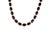 Not Yet Made - Made To Order Caratandher Modern Oval Garnet Gemstone Tennis Necklace in Solid Silver For Sale - Image 5 of 12