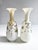 Bristol Porcelain Matching Pair of Antique Bristol Glass Vases With Hand Painted Flowers & Butterflies For Sale - Image 4 of 17