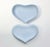 Wedgwood 1970s Wedgwood Jasperware White of Light Pale Blue Heart Shaped Trinket Box For Sale - Image 4 of 5