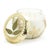 Contemporary Frosted Juniper Scented Soy Candle with Pressed Leaf Lid 5"D For Sale - Image 3 of 5