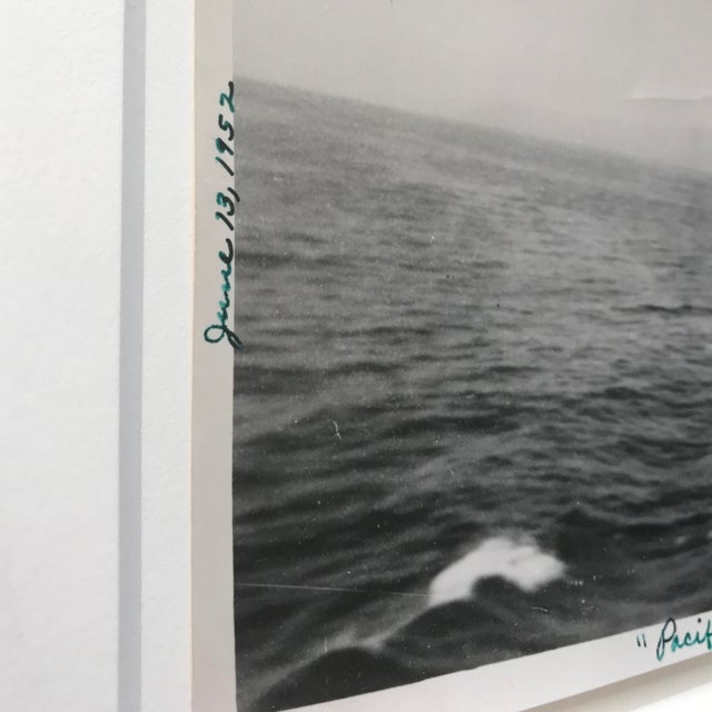 Pacific Ocean, Dated 1952, Vintage Photography For Sale - Image 4 of 4