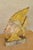 Vintage Italian Yellow/Pink Alabaster Carved Sculpture of a Fish For Sale In San Francisco - Image 6 of 9