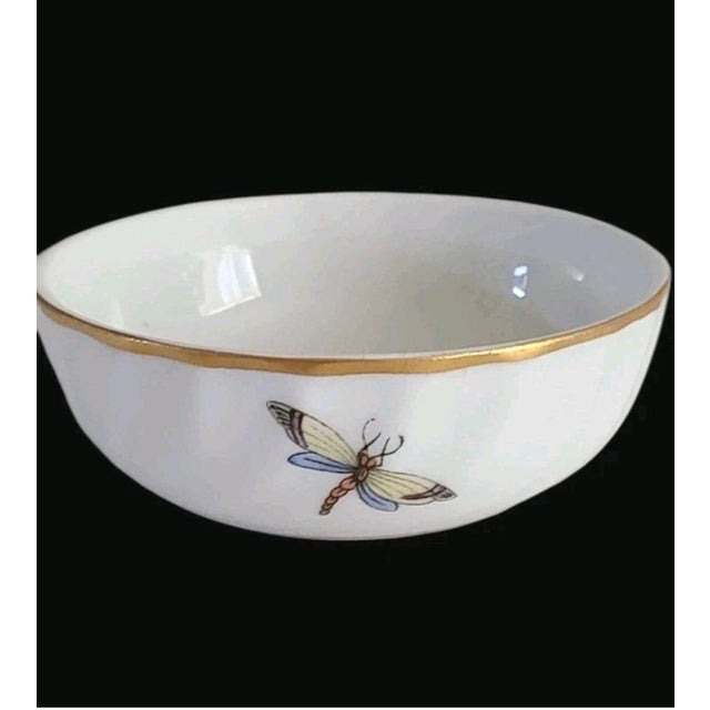 Traditional 1950s Herend Rothschild Bird Porcelain Salt Cellar - Discontinued For Sale - Image 3 of 6