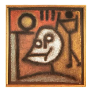 1989 After Paul Klee "Death and Fire", Full-Color Print From France