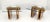 Pair Danish Teak Mid Century Modern Glass Tops End Side Lamp Tables Stands Mint For Sale - Image 13 of 18