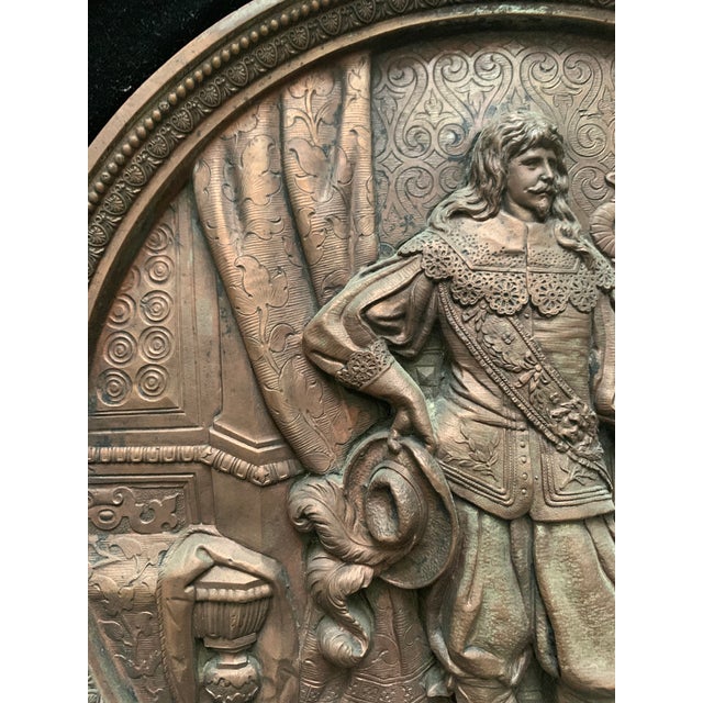 Early 21st Century Antique Plaque - Musketeer of the Guard Kingdom of France For Sale - Image 5 of 12