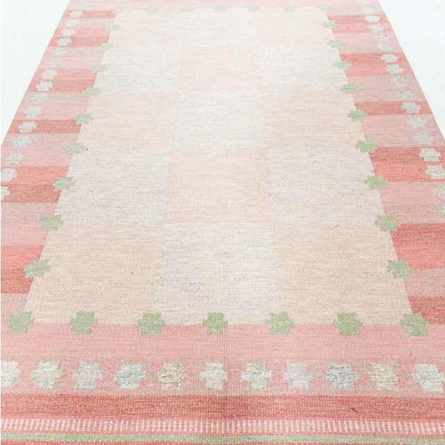 Textile Vintage Swedish Flat-Weave Rug by Agda Österberg, at Doris Leslie Blau For Sale - Image 7 of 10