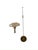 Clock Antique Marble With Sculpture and Brass Accent Mantel French Decor For Sale - Image 10 of 11