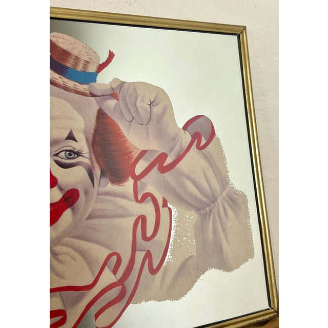 Vintage American Elmo the Clown Mirror by Arthur Sarnoff, 1970s For Sale - Image 12 of 15