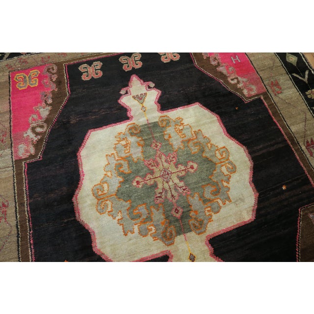 Square Mid Century Turkish Rug, 8'7'' X 8'9'' For Sale - Image 4 of 8