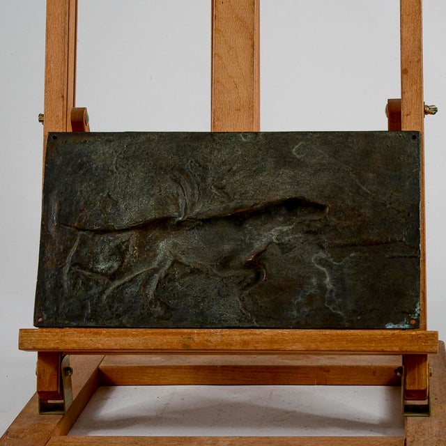 Metal Plate of Hunting Scene with Setter Dog, 1890s-1910s For Sale - Image 5 of 6