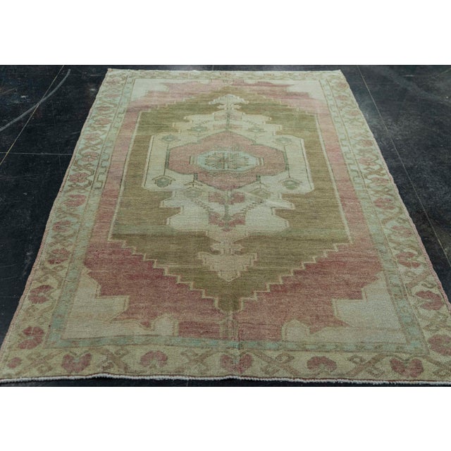Turkish Vintage Rug 4'8" x 7'4" #20685 Explore a curated collection of hallway runners, wool rugs, and handmade...
