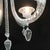 Vintage Blown Glass Chandelier, 1940s For Sale - Image 11 of 16
