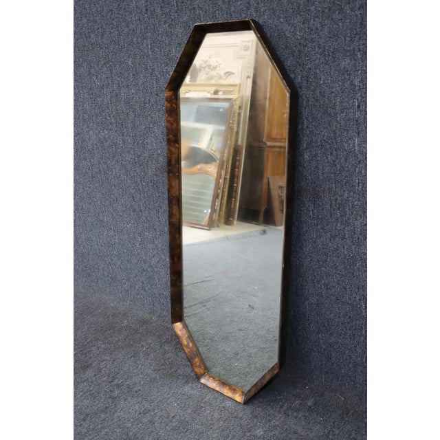 Late 20th Century Sponge Decorated Mid-Century Modern Mirror by Weiman For Sale - Image 5 of 8