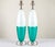 Aqua Vintage Murano Glass Lamps Aqua White For Sale - Image 8 of 8