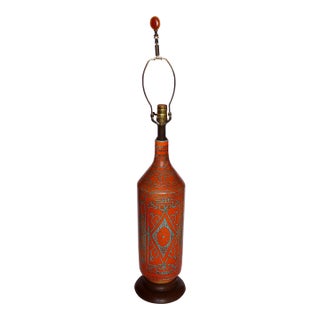 Circa 1950-60s Mid-Century Modern Ceramic Lamp For Sale