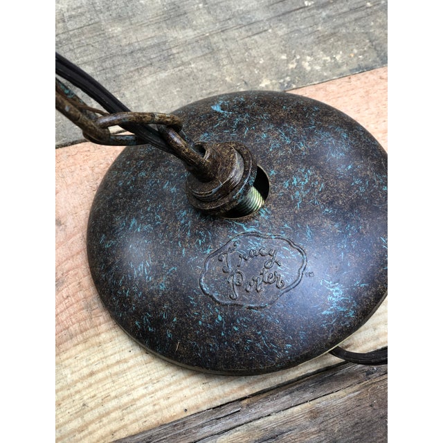 Green Whimsical Light Fixture, Designed by Tracy Porter For Sale - Image 8 of 8