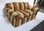 Late 20th Century Late 20th Century Custom Edward Ferrell Silk Stripe Loveseat For Sale - Image 5 of 18