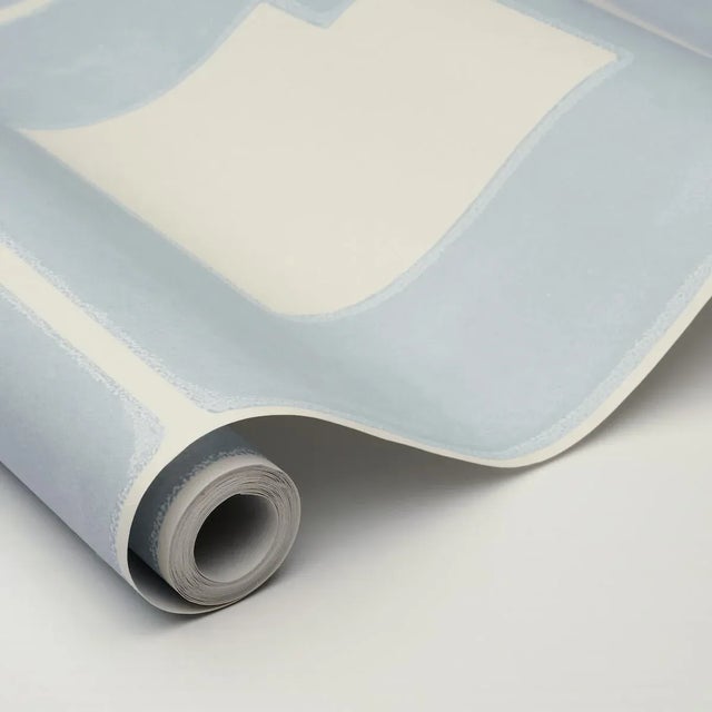 Schumacher Schumacher x Backdrop Palindrome Wallpaper in Sky For Sale - Image 4 of 4