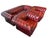 Leather Chesterfield Sofa and Armchairs, Set of 3 For Sale - Image 4 of 9