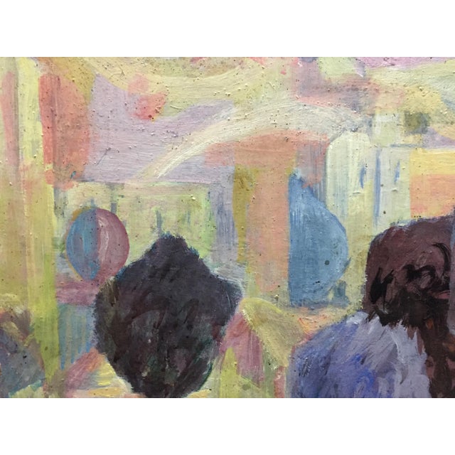 Abstract 1980s Abstract Oil Painting Artist's World Kachanov Konstantin Silovich For Sale - Image 3 of 11