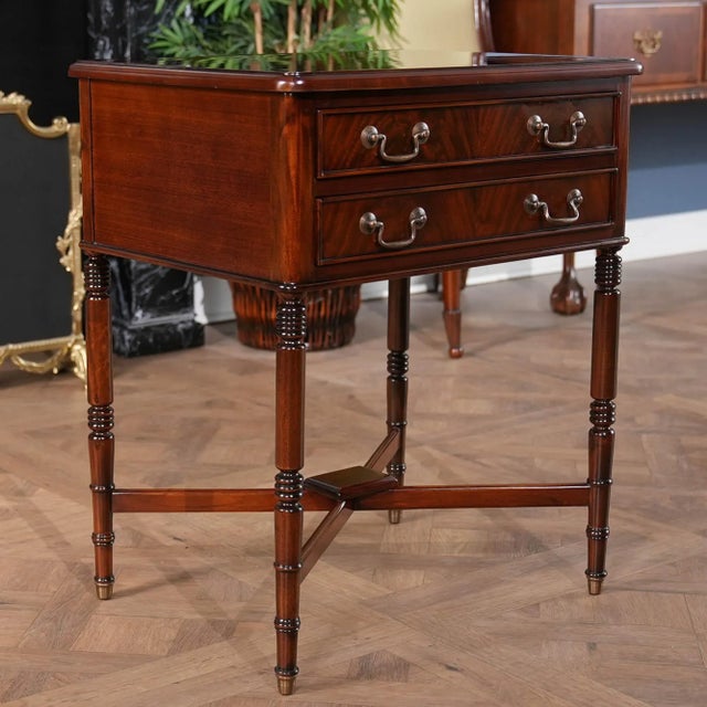 Niagara Furniture Turned Leg Table For Sale - Image 6 of 9