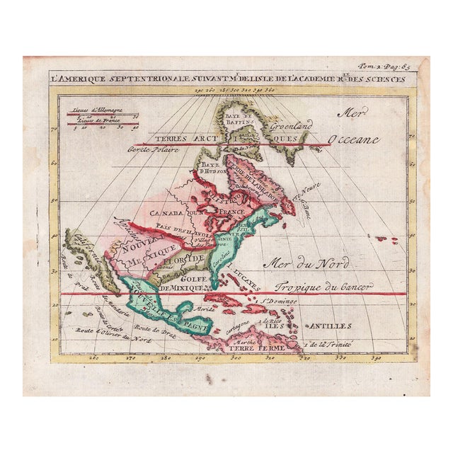 1729 Chatelain Map "L'Amerique Septentrionale..." (North America) For Sale