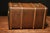 Curved Mail Trunk with Key, 1920s For Sale - Image 10 of 11