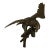 Vintage Mid-Century Solid Brass Eagle on Branch Sculpture For Sale