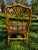 McGuire McGuire Style Rattan Cathedral Side Chair For Sale - Image 4 of 6