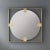 Traditional Modern History Square Paolo Mirror For Sale - Image 3 of 3