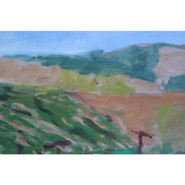 Sonoma Vines, Contemporary Plein Air Oil Painting For Sale - Image 9 of 10