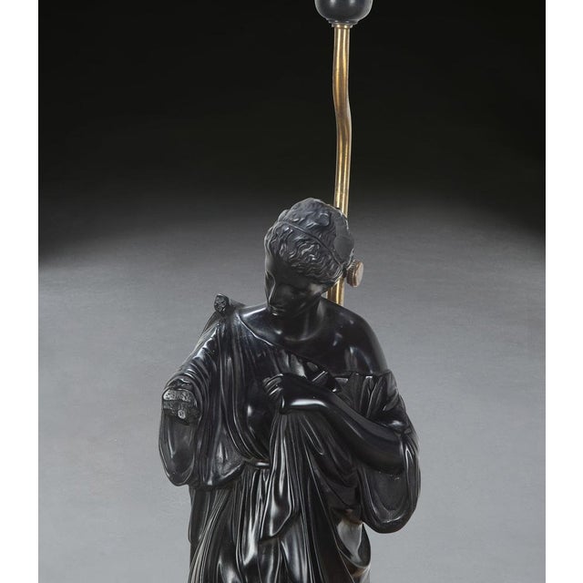Neo-Classical Figural Lamps, 1880, Set of 2 For Sale - Image 3 of 9
