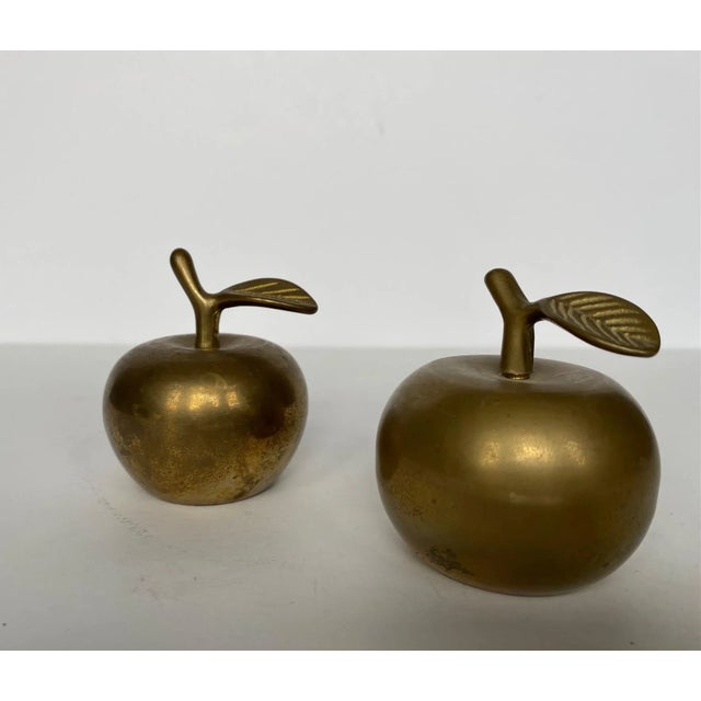 Mid 20th Century Solid Brass Apple Bells - a Pair For Sale - Image 9 of 9