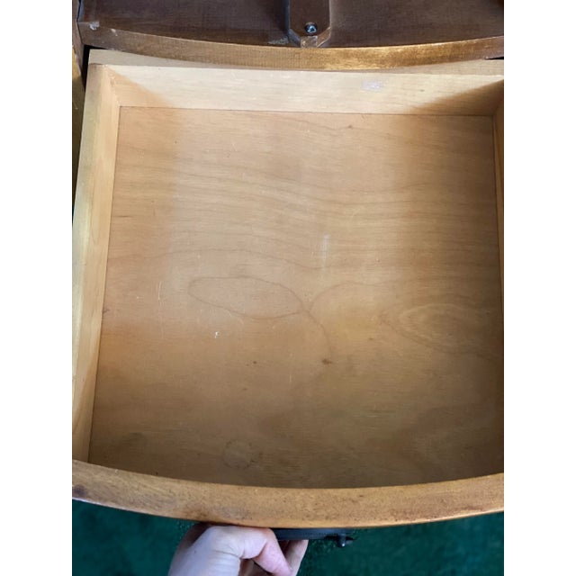 Heywood Wakefield Bedside Table Dresser, Circa 1920s, 2 Avbl For Sale - Image 11 of 12