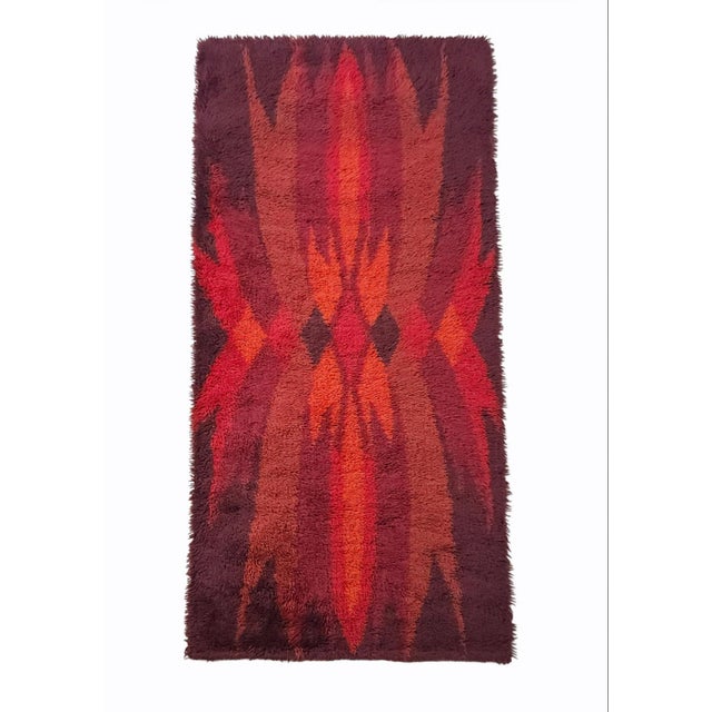 Danish Rya Tapestry in Wool by Ege, Denmark, 1970s For Sale - Image 9 of 9