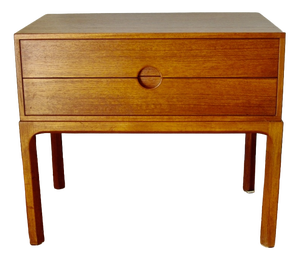 Model 384 Bedside Table in Teak by Kai Kristiansen for Aksel Kjersgaard, 1960s