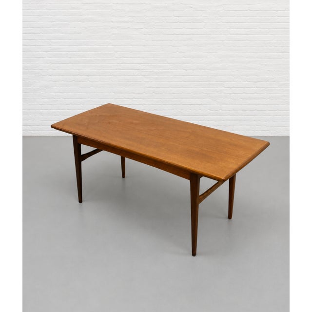 Mid Century Modern Danish Convertible Coffee Table - Desk - Dining Table – Vintage Space Saving Furniture, C. 1960's For Sale - Image 4 of 12