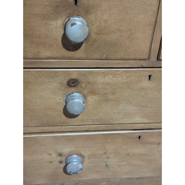 Antique Pine Two Over Two Drawers - Chest of Drawers From England For Sale - Image 10 of 18