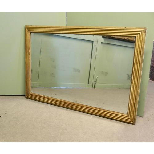 Large Antique Rectangular Mirror, 1850 For Sale - Image 6 of 8