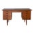 Teak Executive Desk With Inset Handles Danish Mid-Century Modern 1960s For Sale