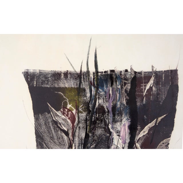 "Roots" Abstract Monoprint in Ink on Paper by Roxanne Lo For Sale - Image 4 of 8