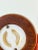 Brown Vintage Hand Turned Cherrywood Salt Shaker & Pepper Grinder Combo For Sale - Image 8 of 9