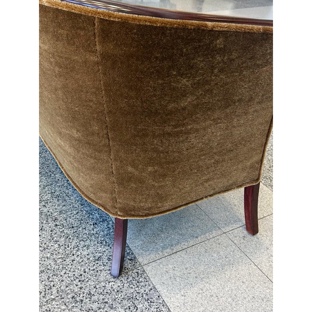 Danish Deco Mahogany Settee For Sale - Image 11 of 12