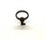 Transitional Century Furniture Co Dark Antique Brass/Bronze Decorative Key Pull For Sale - Image 3 of 3