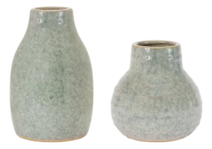 Speckled Glaze Stoneware Vase (Set of 2)