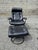 Ekornes ASA Vintage Ekornes Stressless Black Leather Recliner & Ottoman For Sale - Image 4 of 18