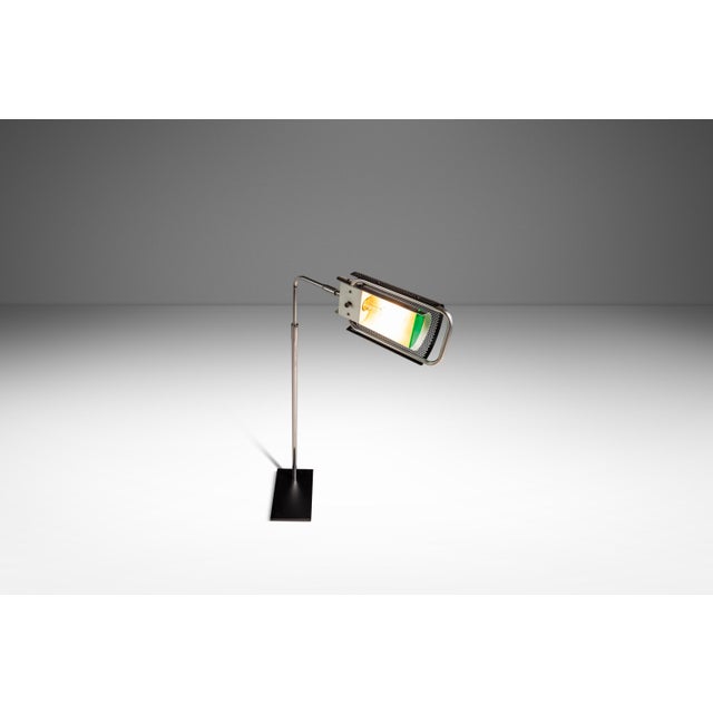 1960s Mid-Century Modern Koch & Lowy Industrial Omi "Eyeshade" Adjustable Floor Lamp For Sale In Orlando - Image 6 of 16